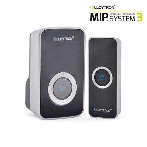 Lloytron 32 Melody Plugin Premium Door Chime Kit - 200mbk