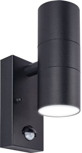 Luceco External Up Down Light Black Stainless Steel - IP44
