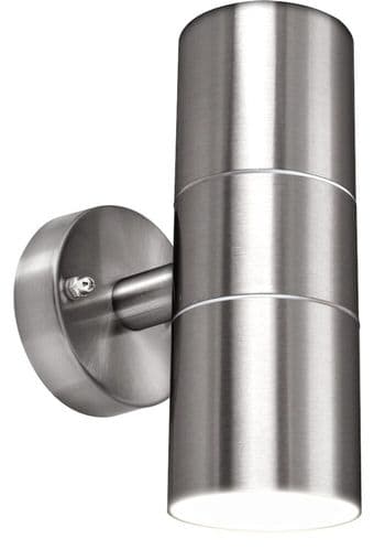 Luceco External Up Down Wall Light Stainless Steel - IP44