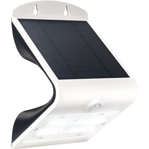 Luceco Solar Wall Light & PIR Sensor - 400 lumens / 3.2w / IP44