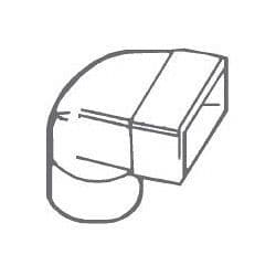 Manrose Elbow Male Connector - 100mm