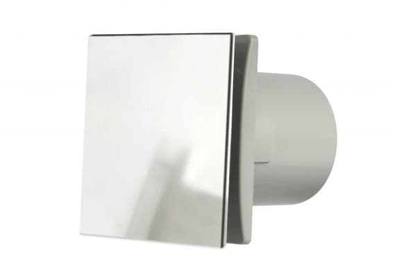 Manrose Tile Fan Adjustable Timer - Chrome