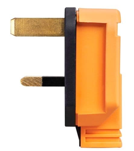 Masterplug Heavy Duty Plug - 13 Amp Orange