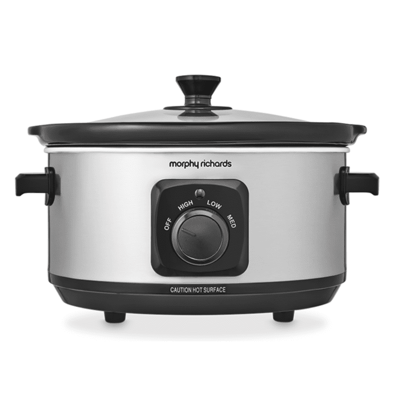 Morphy Richards Ceramic Slow Cooker 3 5L Brushed Steel