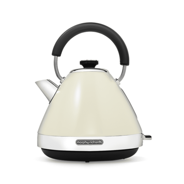 Morphy Richards Pyramid Kettle 3000w 1 5L Cream