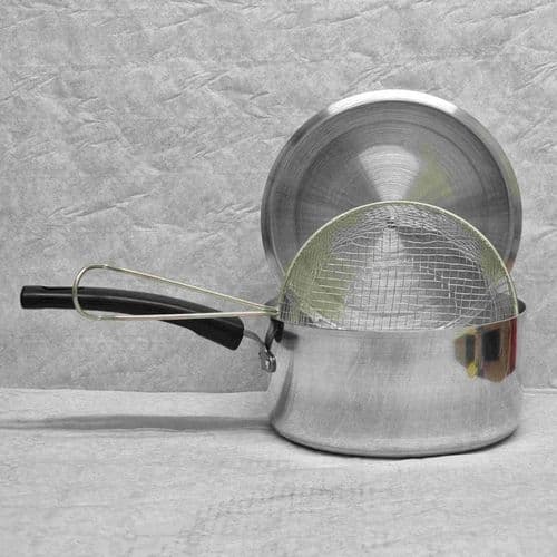 Mtk Housewares Chip Pan With Basket - 22cm