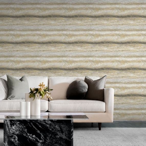 Muriva Semper Marble Gold 189502 Wallpaper