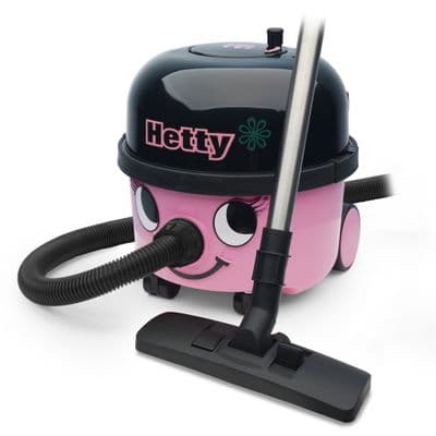 Numatic Hetty Cylinder Vacuum Cleaner - Pink 620W