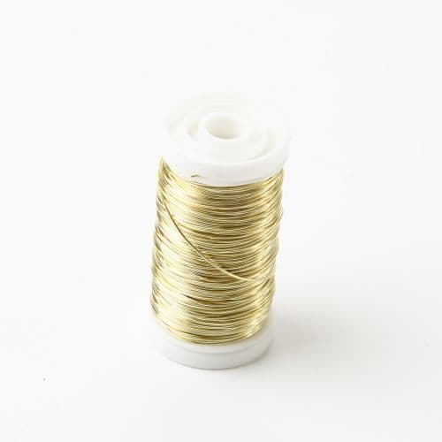 Oasis Metalic Reel Wire - Shiny Gold