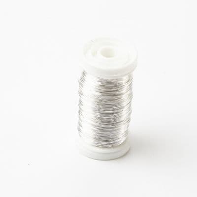 Oasis Metalic Reel Wire - Shiny Silver