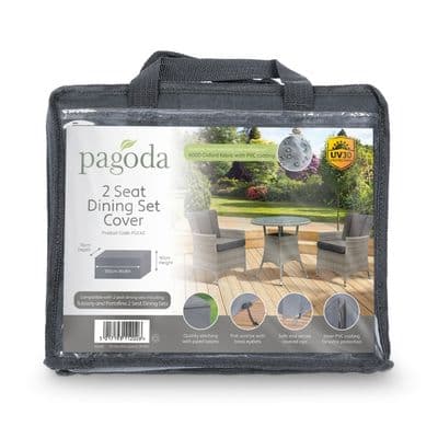 Pagoda 2 Seat Dining Set Cover - 180 x 90 x 76cm