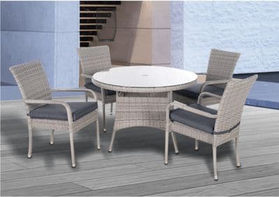 Pagoda - 4 Seat Milano Dining Set