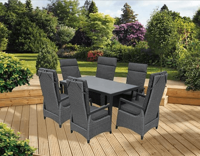 Pagoda - 6 Seat St. Tropez Reclining Dining Set