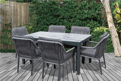 Pagoda - 6 Seat Tenaya Dining Set
