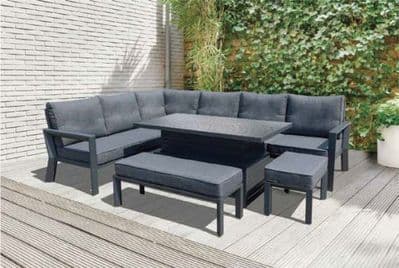 Pagoda - Combusa Corner Adjustable Sofa Set
