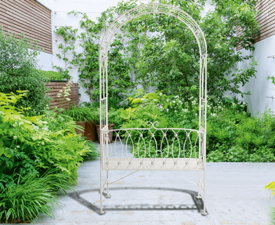 Pagoda - Hampstead Garden Bench with Arch
