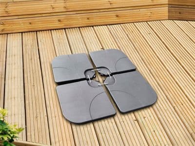 Pagoda - Plastic Parasol Base (15L) - 4 Piece