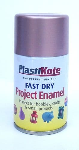 PlastiKote Fast Dry Enamel Aerosol Paint - Rose Gold 100ml