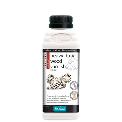 Polyvine Satin Heavy Duty Wood Varnish - 500ml
