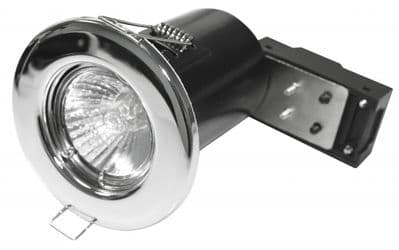 Powermaster Fixed Fire Rated Downlight - Chrome