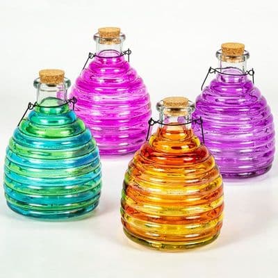 Premier Glass Wasp & Insect Catcher - Assorted Colours