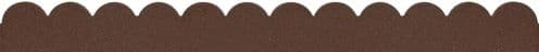 Primeur Flexi Curve Scallop Border - Earth 5x10x120cm