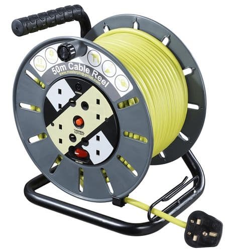 Pro Xt Large Open Cable Reel - 50m