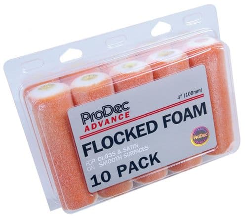 ProDec Advance 4" Flock Mini Rollers - Pack 10