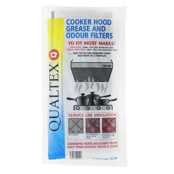 Qualtex Qualtex Cooker Hood Grease Filter Kit