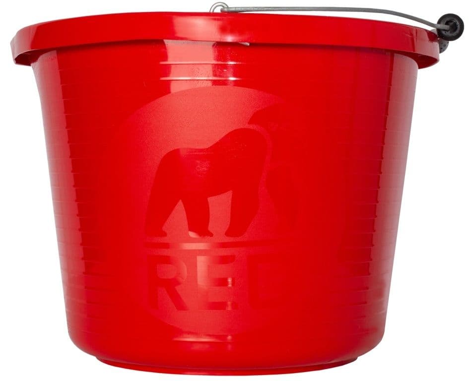 Red Gorilla Premium Bucket 15L - Red