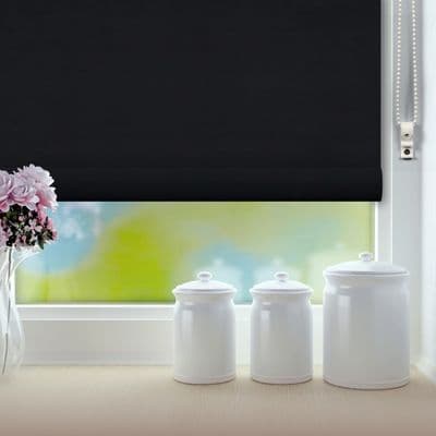 RENAISSANCE Classic Roller Blind Black - 150cm