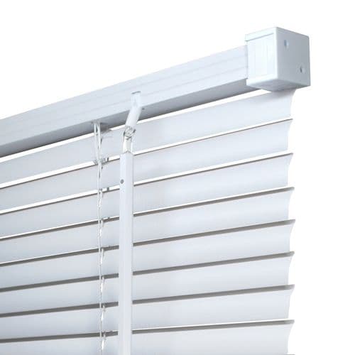 RENAISSANCE PVC Wide Venetian Blind White - 165cm