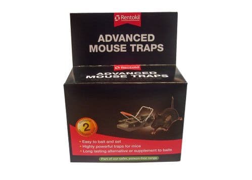 Rentokil Advanced Mouse Trap - Twin Pack