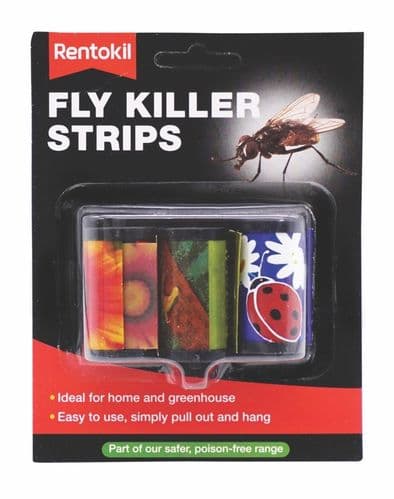 Rentokil Fly Killer Strips - 3 Pack