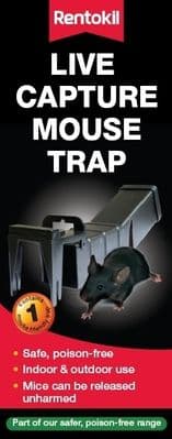 Rentokil Live Capture Mouse Trap - Boxed