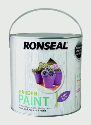 Ronseal Garden Paint 2.5L - Purple Berry
