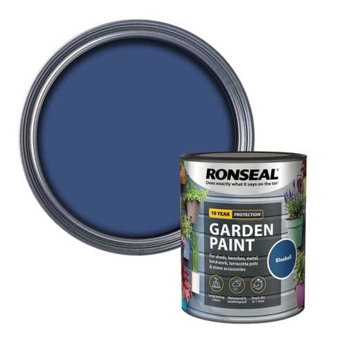 Ronseal Garden Paint 750ml - Bluebell