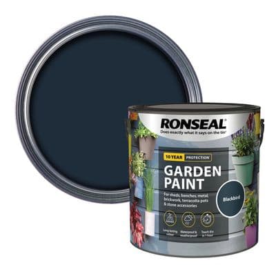Ronseal Garden Paint  - Blackbird