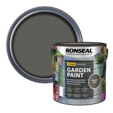 Ronseal Garden Paint - Charcoal Grey