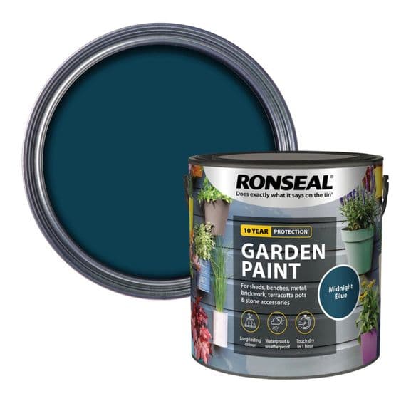 Ronseal Garden Paint  - Midnight Blue