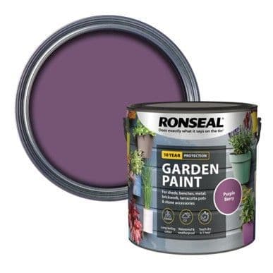 Ronseal Garden Paint - Purple Berry