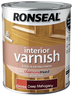 Ronseal Interior Varnish Gloss - Deep Mahogany