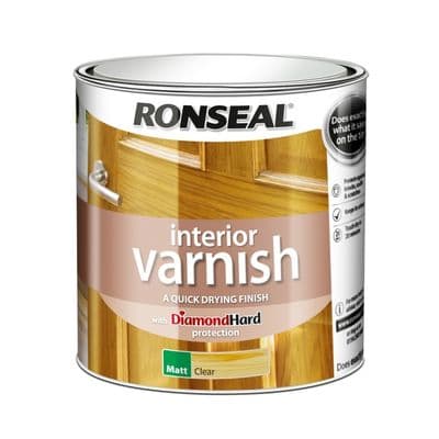 Ronseal Interior Varnish Matt - Clear