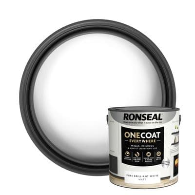Ronseal One Coat Everywhere Matt Paint 2.5L - PBW