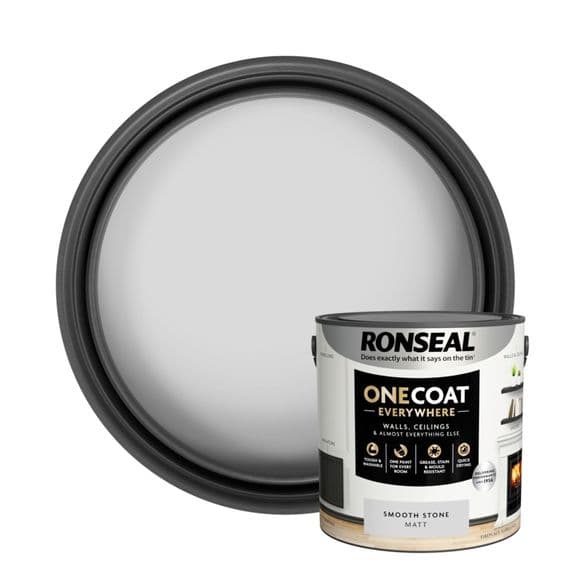 Ronseal One Coat Everywhere Matt Paint 2.5L - Smooth Stone