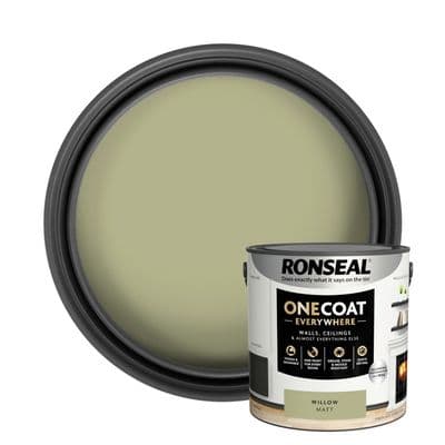 Ronseal One Coat Everywhere Matt Paint 2.5L - Willow