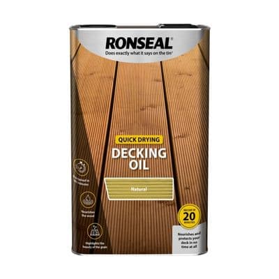 Ronseal Quick Drying Decking Oil - Natural