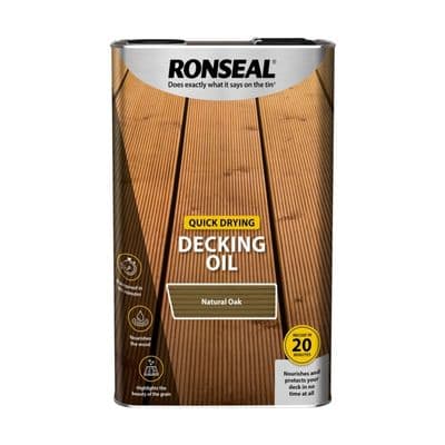 Ronseal Quick Drying Decking Oil  - Natural Oak