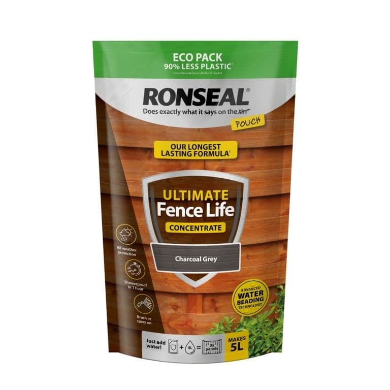 Ronseal Ultimate Fence Life Concentrate 1L Charcoal Grey
