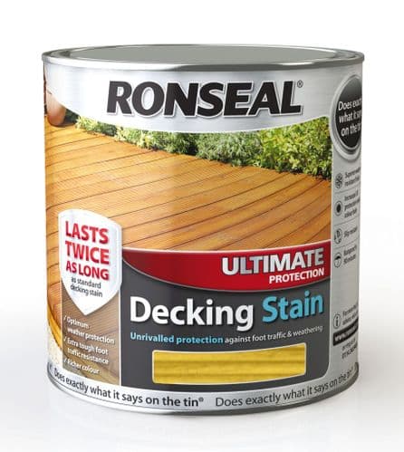 Ronseal Ultimate Protection Decking Stain 2.5L - Cedar